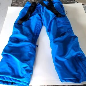 Rip Zone Bright Blue Snow Pants Junior M